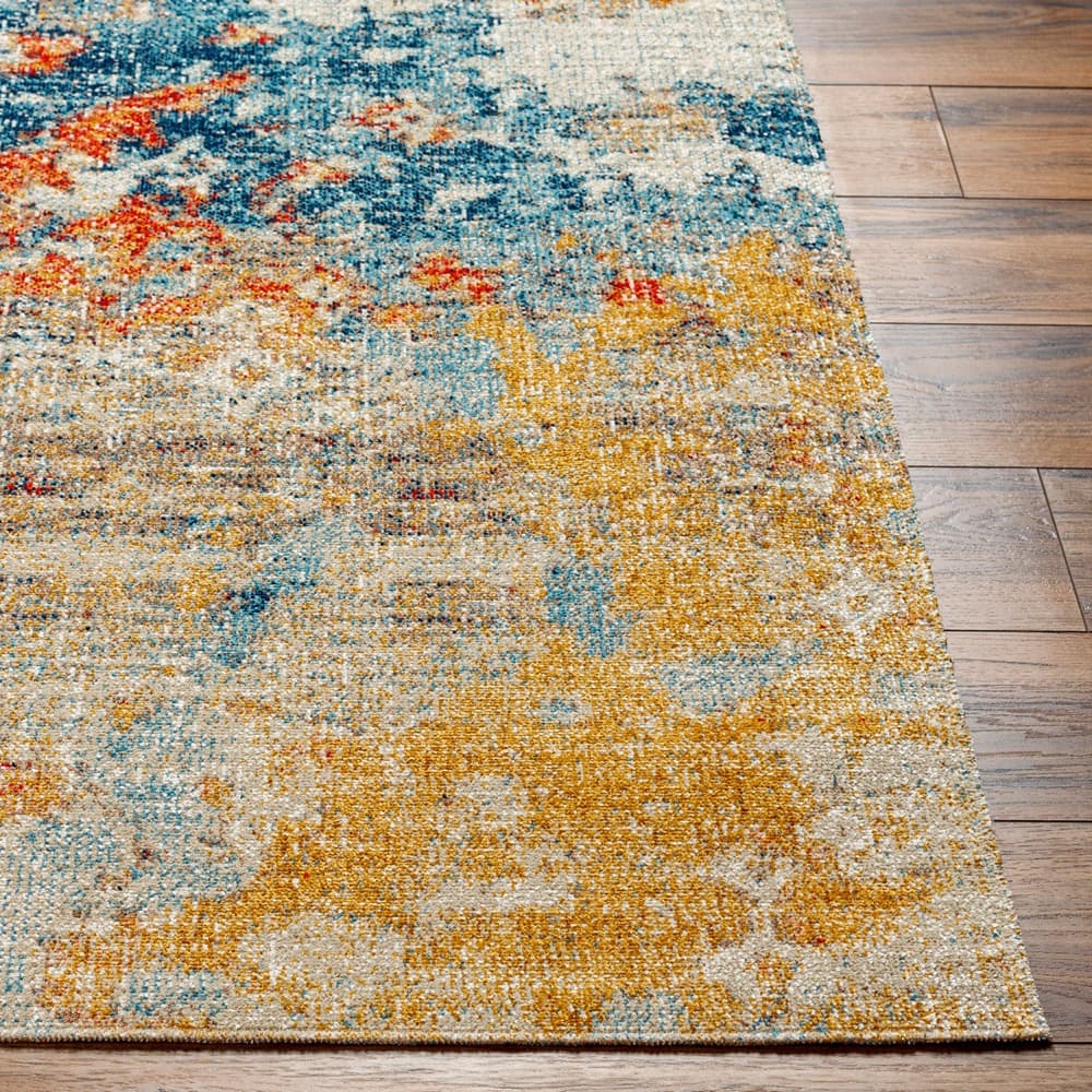 Huntington Beach Orange Outdoor Rug by Livabliss - Image 5