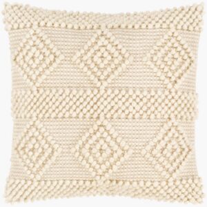 Hygge White Pillow by Livabliss