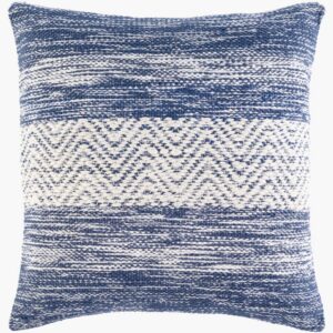 Levi Blue Pillow by Livabliss