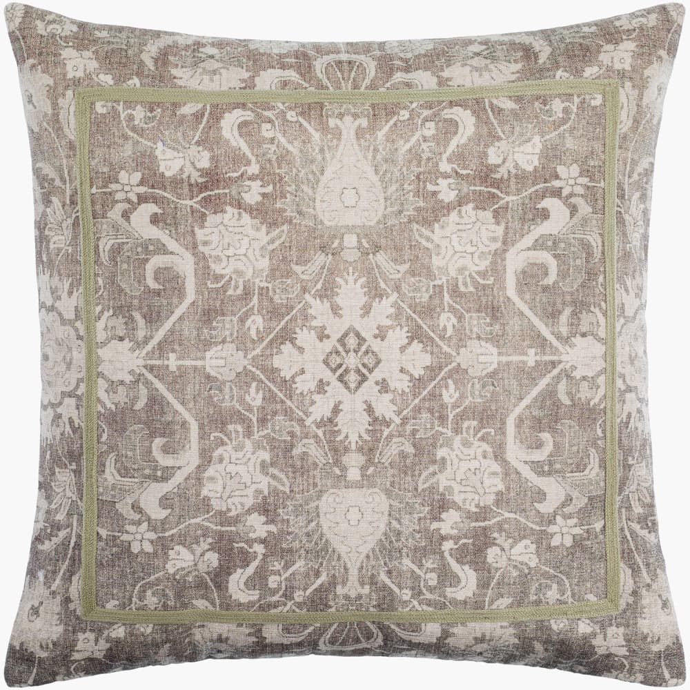 Kabir Beige Pillow by Livabliss