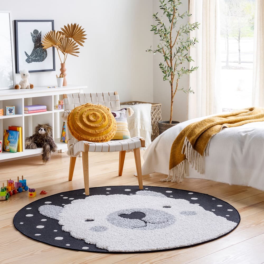 Kayra Black Outdoor Rug by Livabliss - Image 2