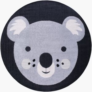 Kayra Charcoal Outdoor Rug by Livabliss