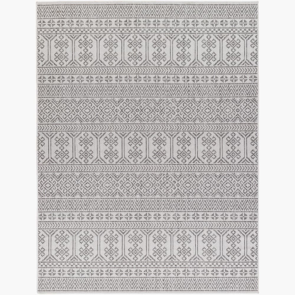 Long Beach Charcoal Outdoor Rug by Livabliss - Image 3