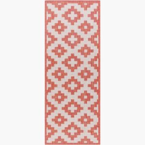 Long Beach Rust Outdoor Rug by Livabliss