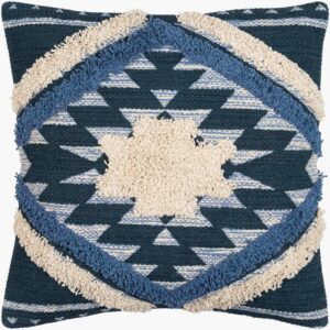 Lachlan Blue Pillow by Livabliss