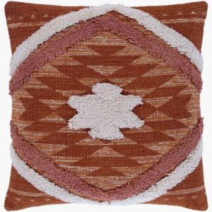 Lachlan Burnt Orange Pillow by Livabliss