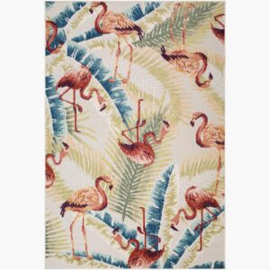 Lakeside Light Slate Outdoor Rug by Livabliss