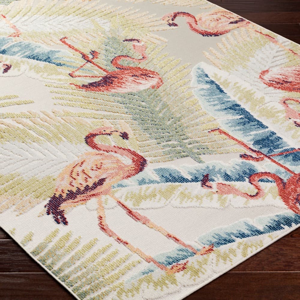 Lakeside Light Slate Outdoor Rug by Livabliss - Image 3