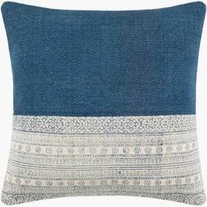Lola Pale Blue Pillow by Livabliss