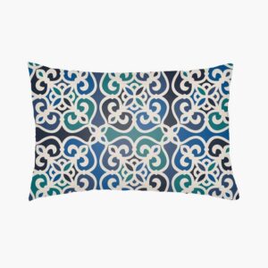 Lolita Midnight Blue Outdoor Pillow by Livabliss