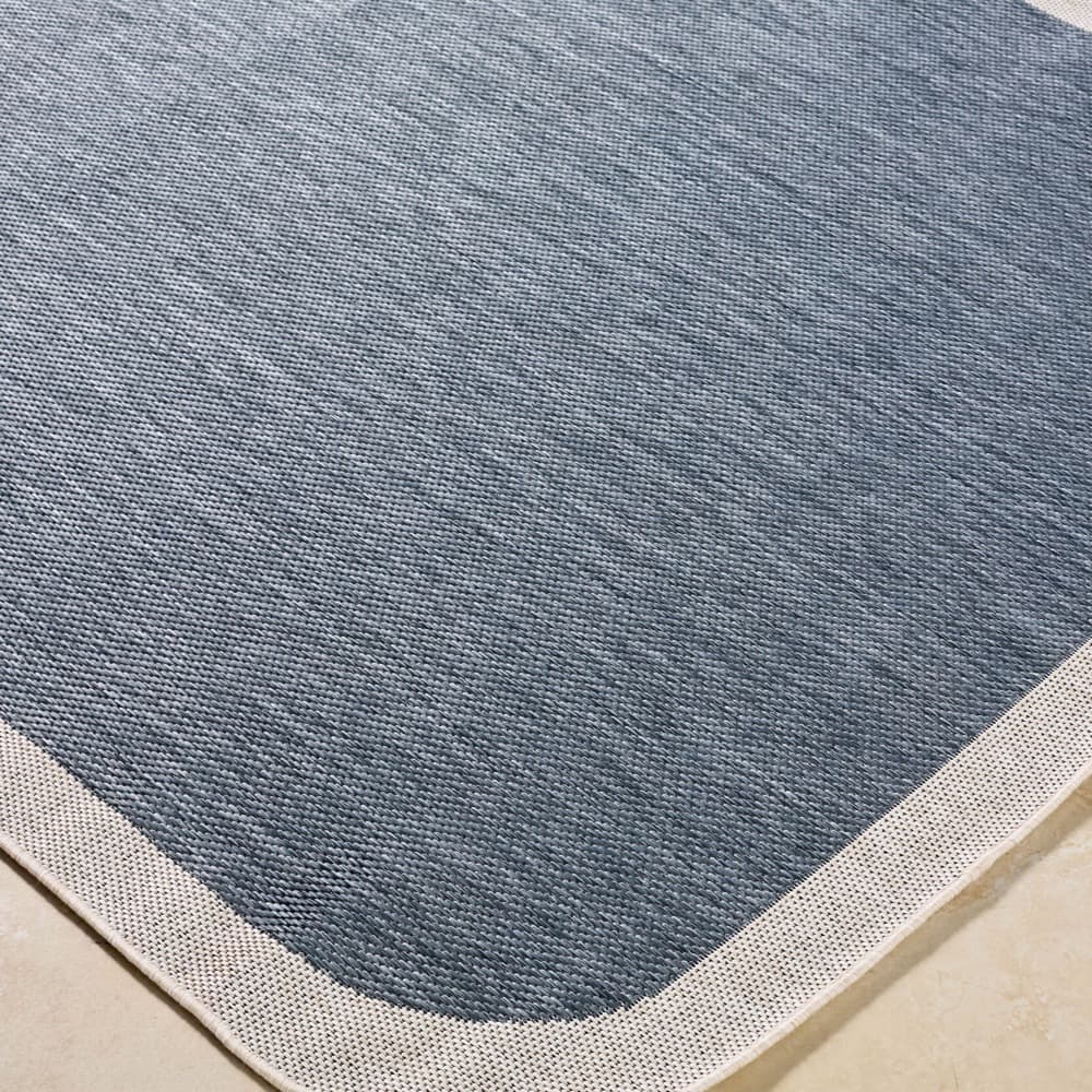 Miami Beach Blue Outdoor Rug by Livabliss - Image 2