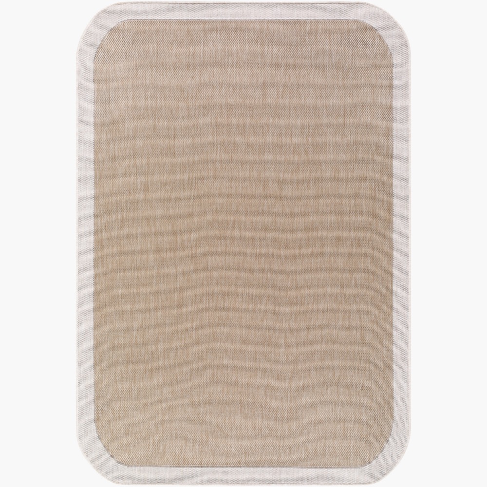 Miami Beach Tan Outdoor Rug by Livabliss