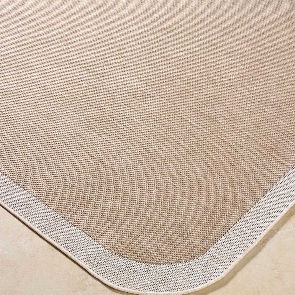 Miami Beach Tan Outdoor Rug by Livabliss - Image 2