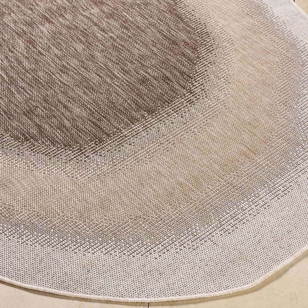 Miami Beach Tan Outdoor Rug by Livabliss - Image 2