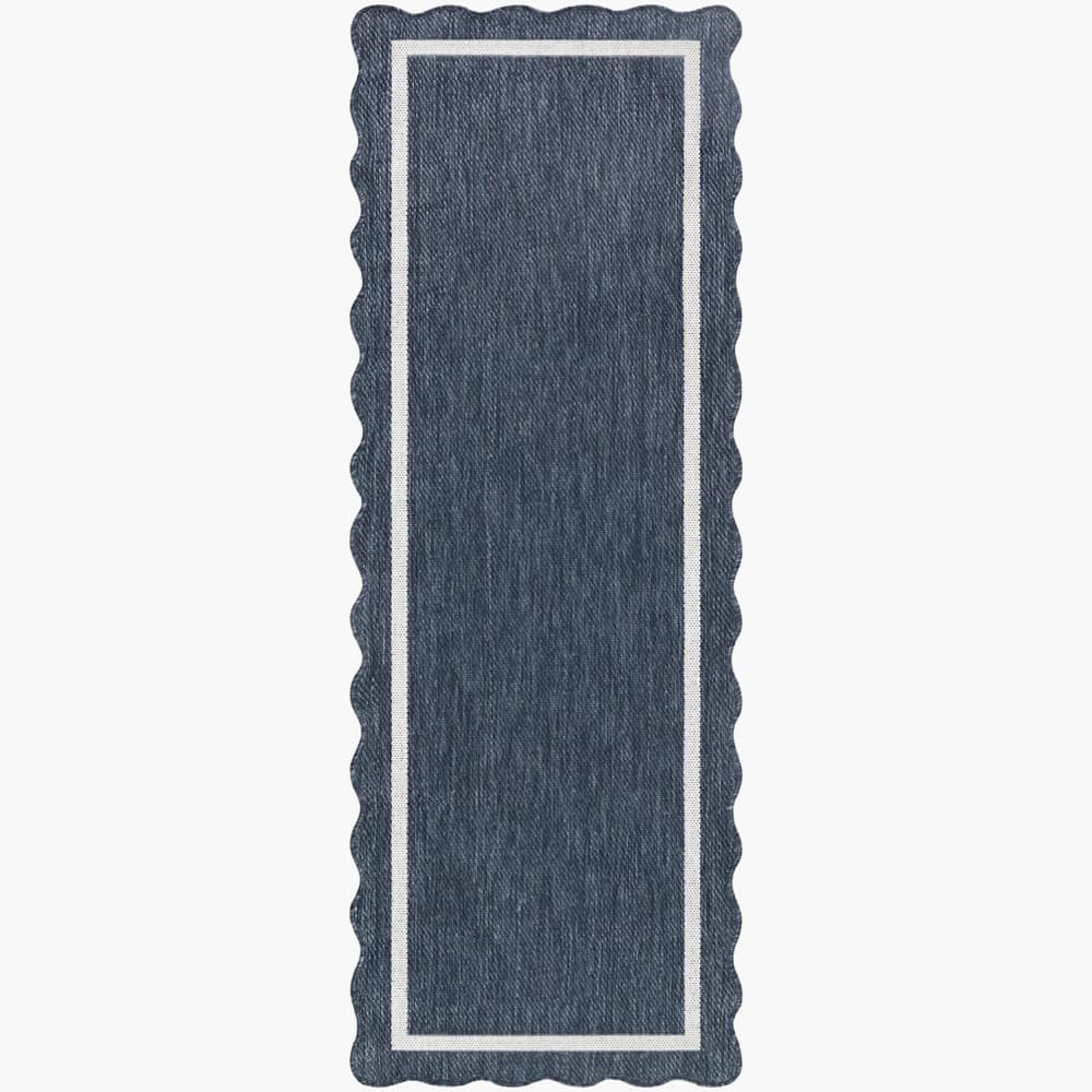 Miami Beach Dark Blue Outdoor Rug by Livabliss - Image 4