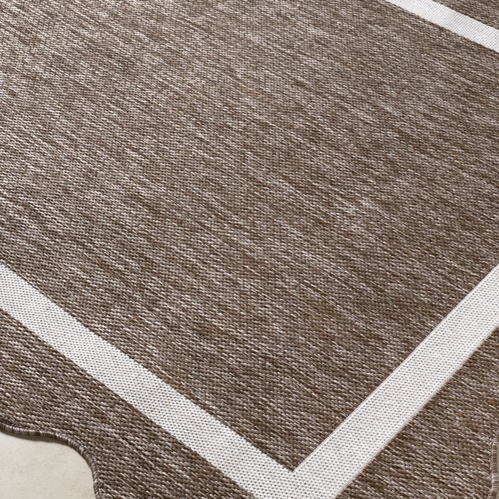 Miami Beach Dark Brown Outdoor Rug by Livabliss - Image 2
