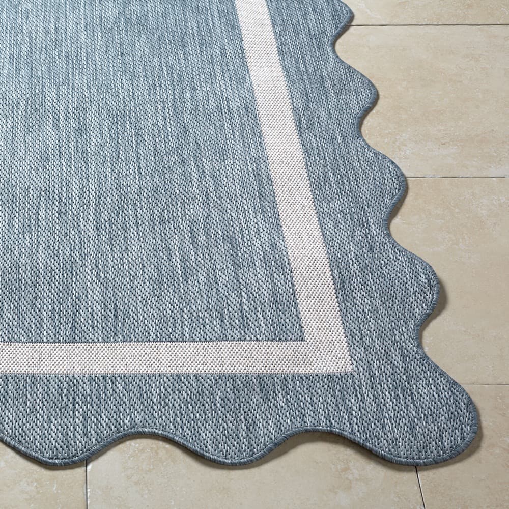 Miami Beach Blue Outdoor Rug by Livabliss - Image 3