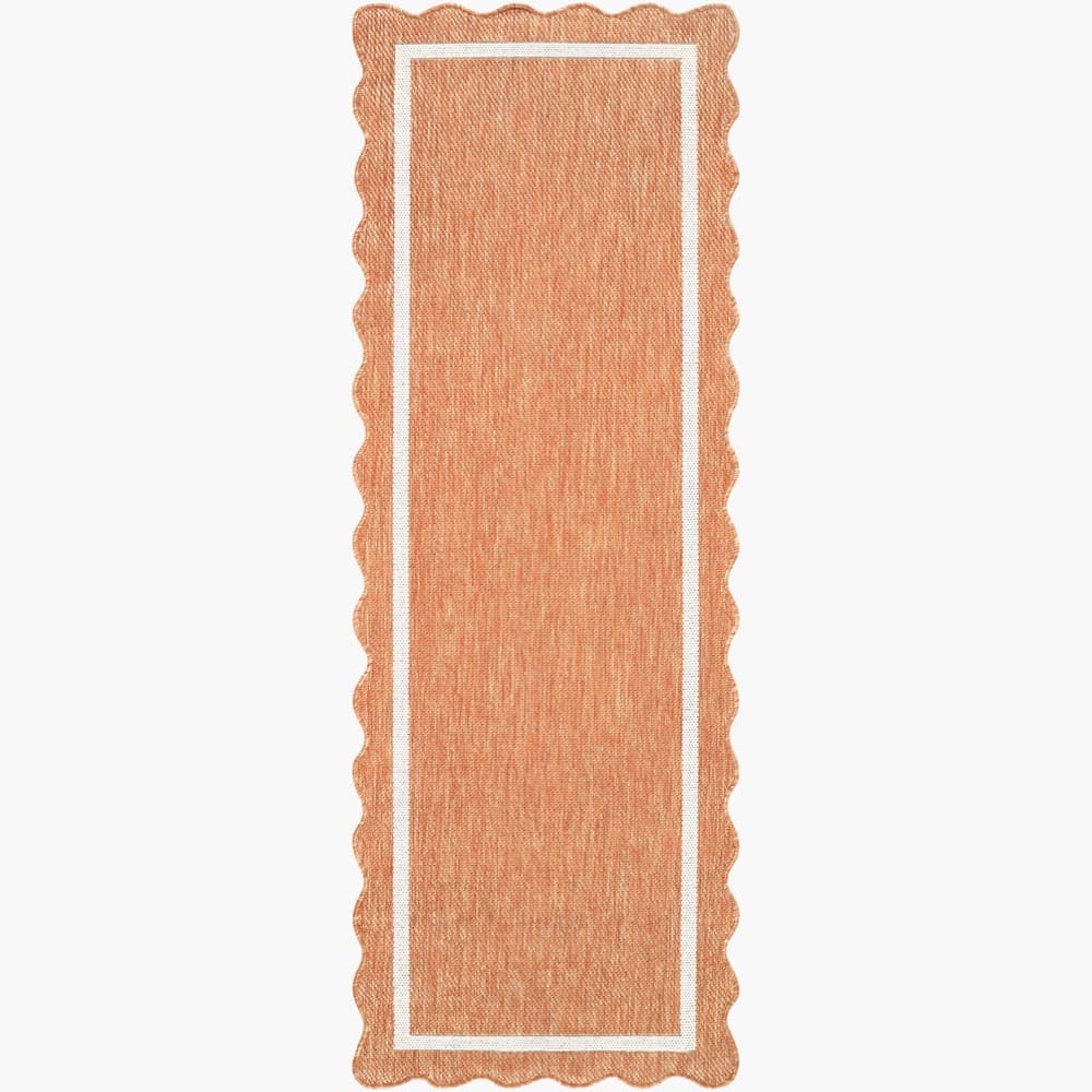 Miami Beach Rust Outdoor Rug by Livabliss - Image 4
