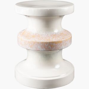 Osambela Coral Ceramic Garden Stool by Livabliss