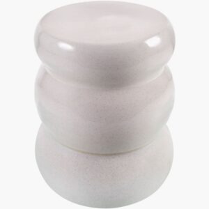 Osambela Cream Ceramic Garden Stool by Livabliss
