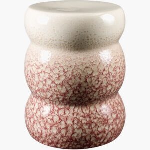 Osambela Coral Ceramic Garden Stool by Livabliss