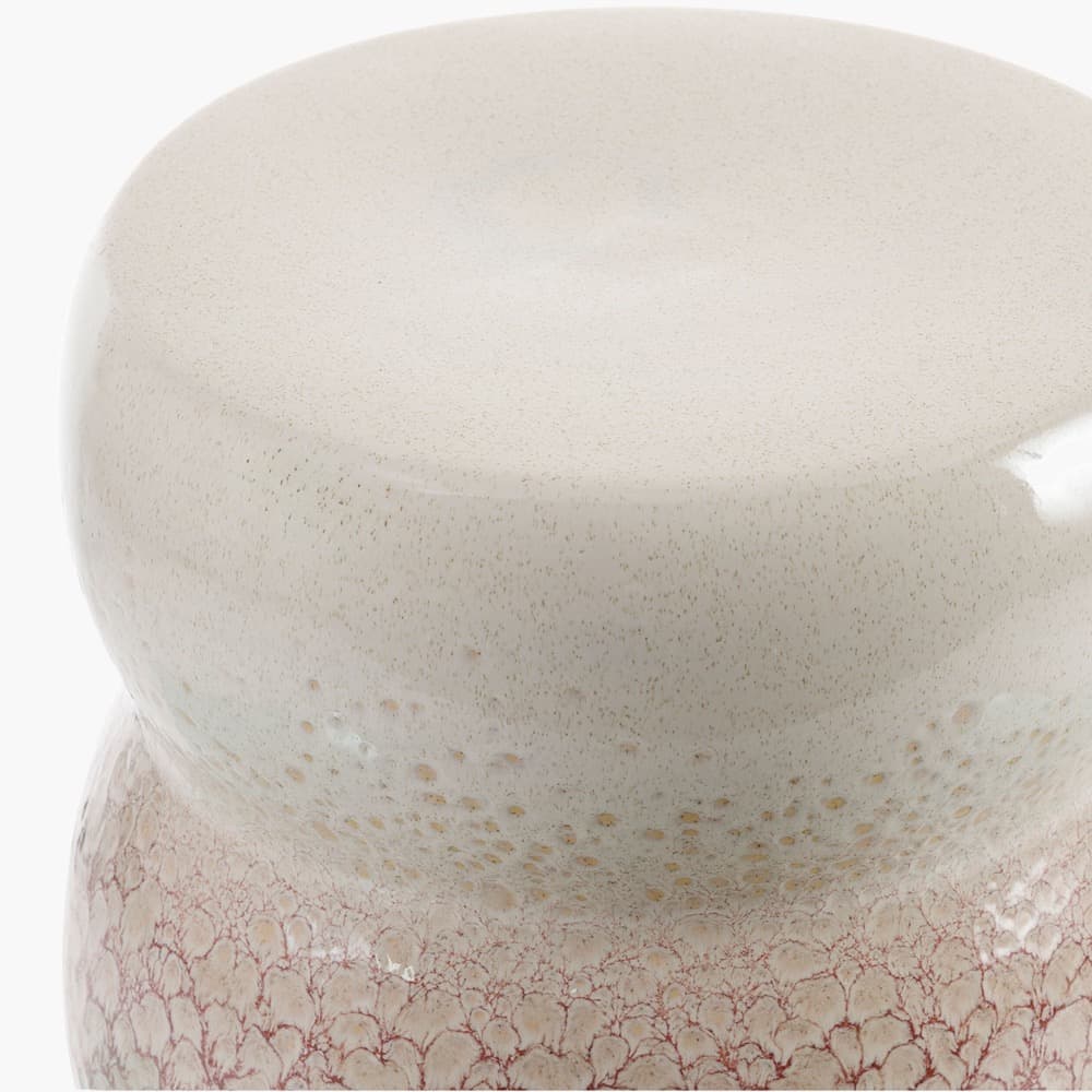 Osambela Coral Ceramic Garden Stool by Livabliss - Image 2