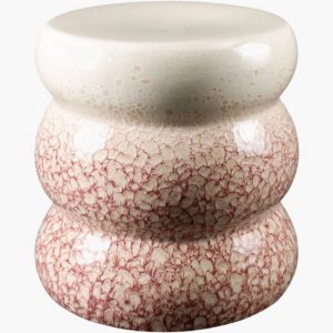 Osambela Coral Ceramic Garden Stool by Livabliss