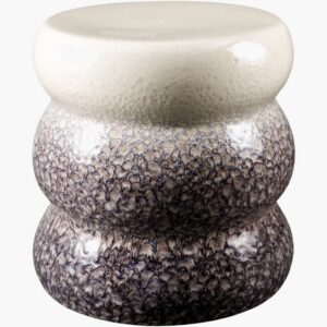 Osambela Blue Ceramic Garden Stool by Livabliss