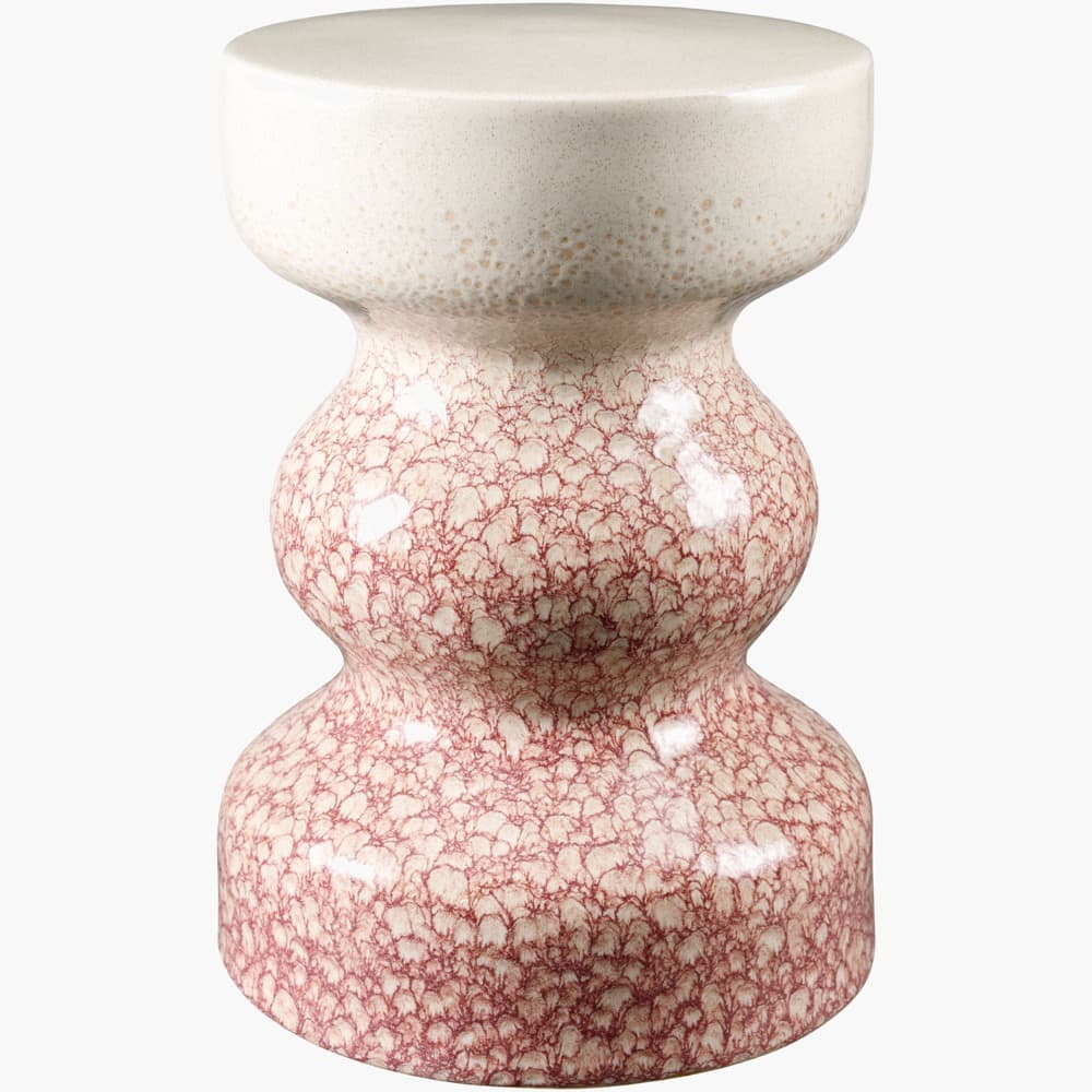 Osambela Coral Ceramic Garden Stool by Livabliss