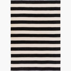Picnic Black Outdoor Rug by Livabliss