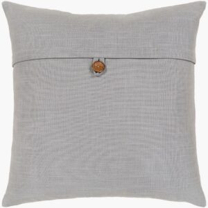 Penelope Medium Gray Pillow by Livabliss