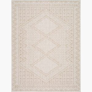 Pismo Beach White Outdoor Rug by Livabliss