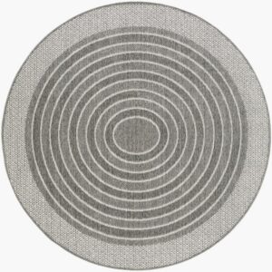 Pismo Beach Medium Gray Outdoor Rug by Livabliss