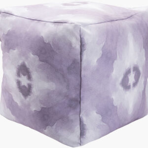 Agua Charcoal Indoor/Outdoor Pouf by Livabliss