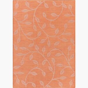 Pasadena Orange Outdoor Rug by Livabliss