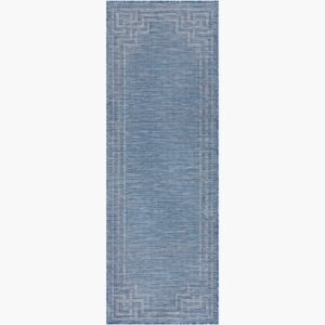 Pasadena Blue Outdoor Rug by Livabliss