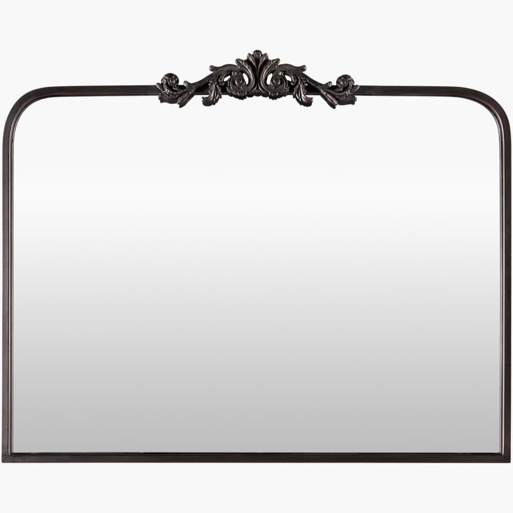 Aarlen Iron Mantel Mirror by Livabliss