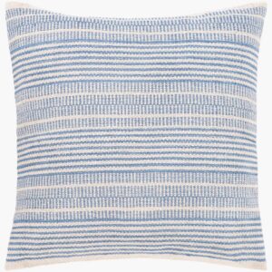 Ryder Light Blue Pillow by Livabliss