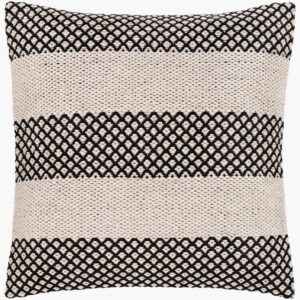 Ryder Black Pillow by Livabliss