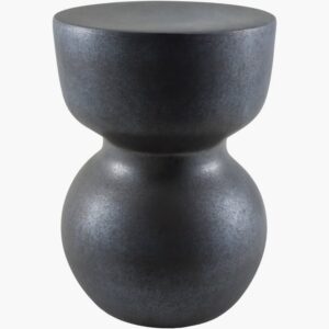 Black Arita Garden Stool by Livabliss