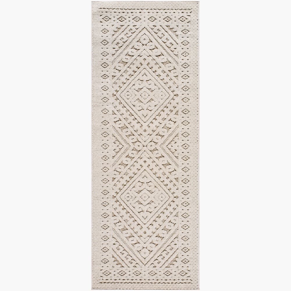 Rockport Ivory Outdoor Rug by Livabliss - Image 4