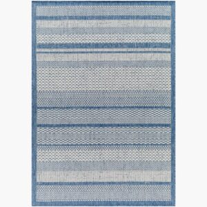 Ravello Denim Outdoor Rug by Livabliss