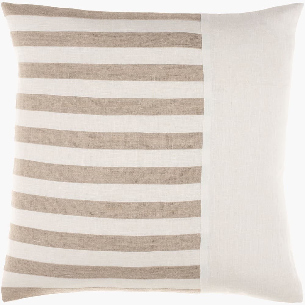 Roxbury Oatmeal Pillow by Livabliss
