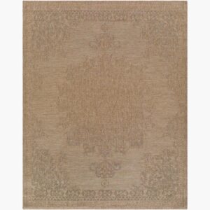 Sandra Beige Outdoor Rug by Livabliss