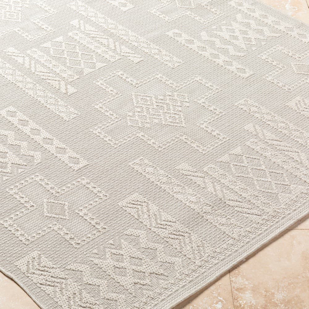 Sandra Beige Outdoor Rug by Livabliss - Image 3
