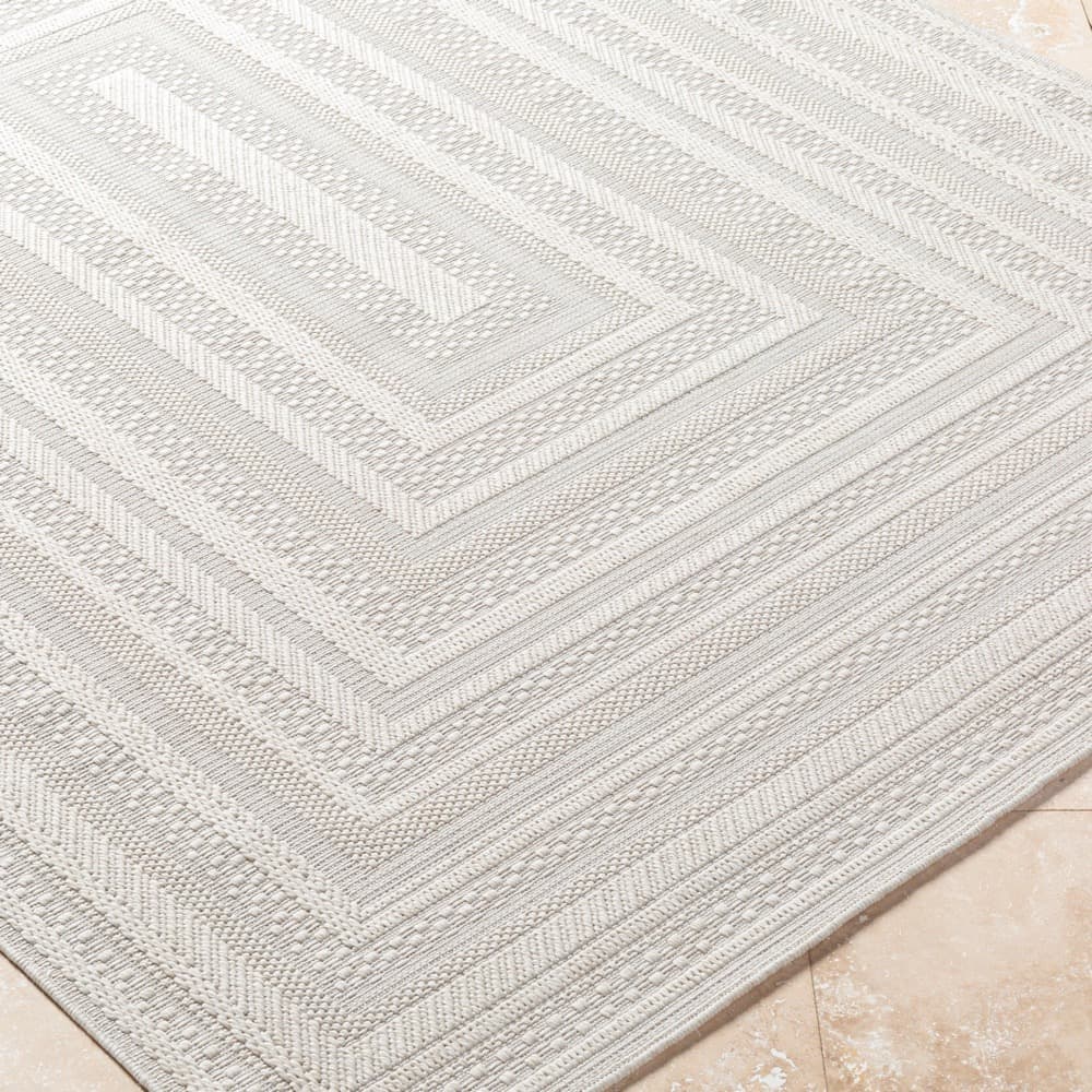 Sandra Beige Outdoor Rug by Livabliss - Image 3