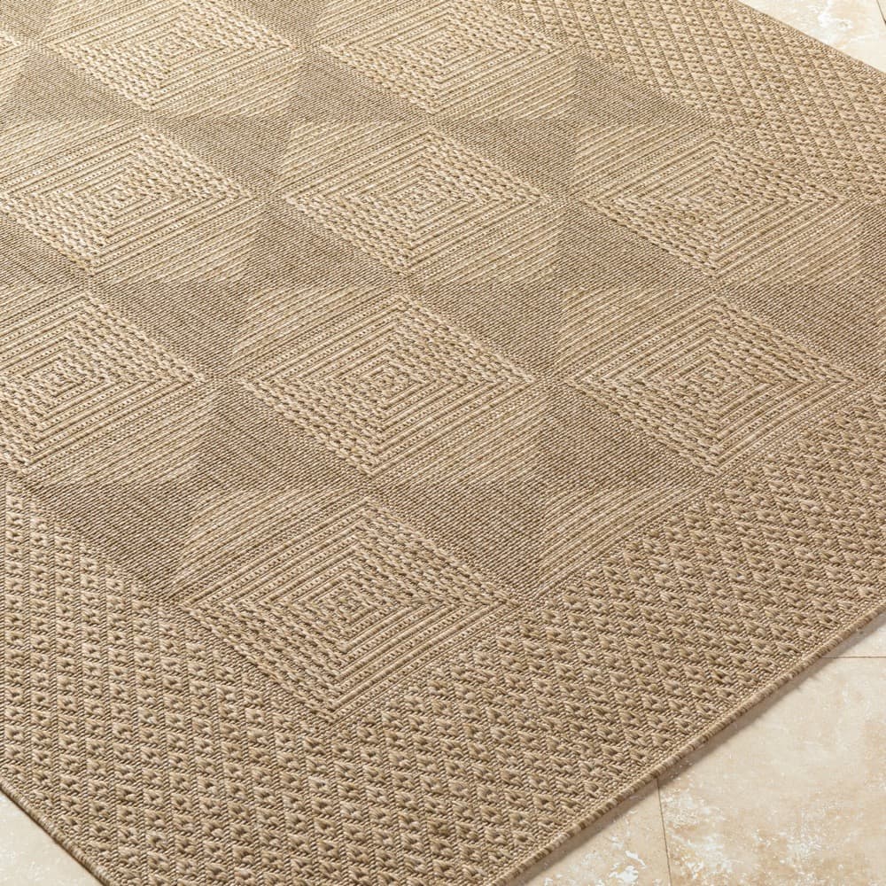 Sandra Beige Outdoor Rug by Livabliss - Image 3