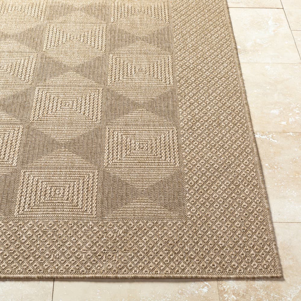 Sandra Beige Outdoor Rug by Livabliss - Image 4