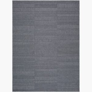 Sandra Charcoal Outdoor Rug by Livabliss