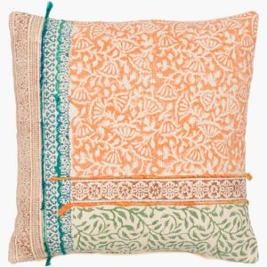 Sanga Orange Pillow by Livabliss